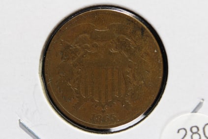 1865 Two Cents.