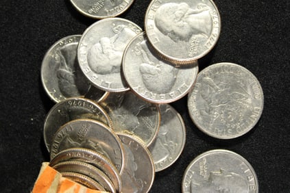 40 - 1976-D Bicentennial Washington Quarters Clad