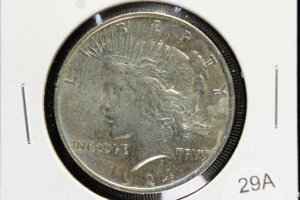 1924 Peace Dollar.