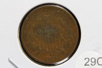 1866 Two Cents.