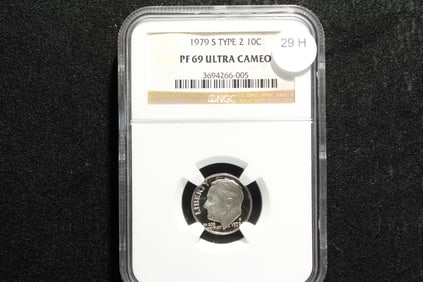 1979-S Type 2 Roosevelt Dime NGC PF 69 Ultra Cameo