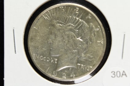 1924-S Peace Dollar.