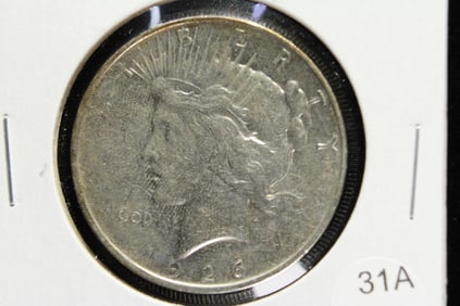 1926-D Peace Dollar.