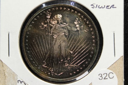 Saint Gaudens.  1 Oz.   .999 Silver.