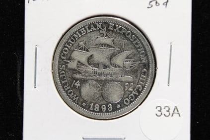 1893 Columbian Exposition Half Dollar.