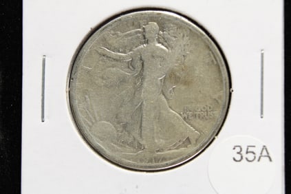 1917-D Walking Liberty Half Dollar.