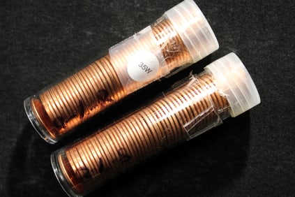 80- 2001 P& D Lincoln Memorial Cents Red Unc. 40 Each