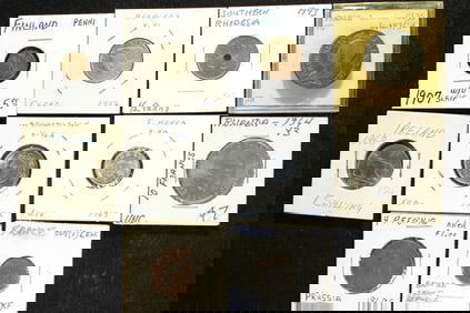 Lot Of 10 Better Foreign Coins.