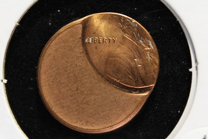 Off Center Lincoln Cent. UNC.