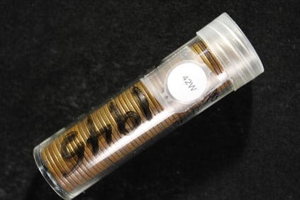 50 - 1945 Shell Brass Lincoln Wheat Cents