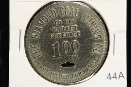 Diamond Coal Mining Co. Coal Scrip.  Petros, Tennessee.  G/F $1.00 In Trade.
