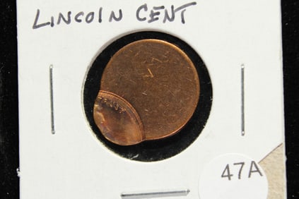 Off Center Lincoln Cent.