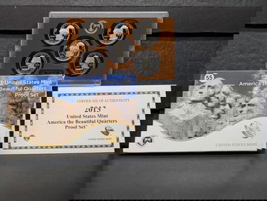 2013-S United States Mint America the Beautiful  Quarters Proof Set OGP