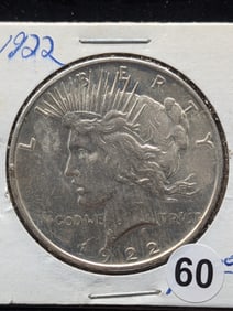 1922 P Peace Silver Dollar