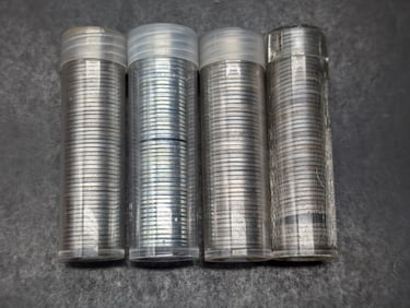 (4 rolls) 1943P Lincoln Steel Pennies