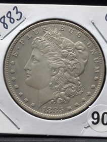 1883 O Morgan Silver Dollar