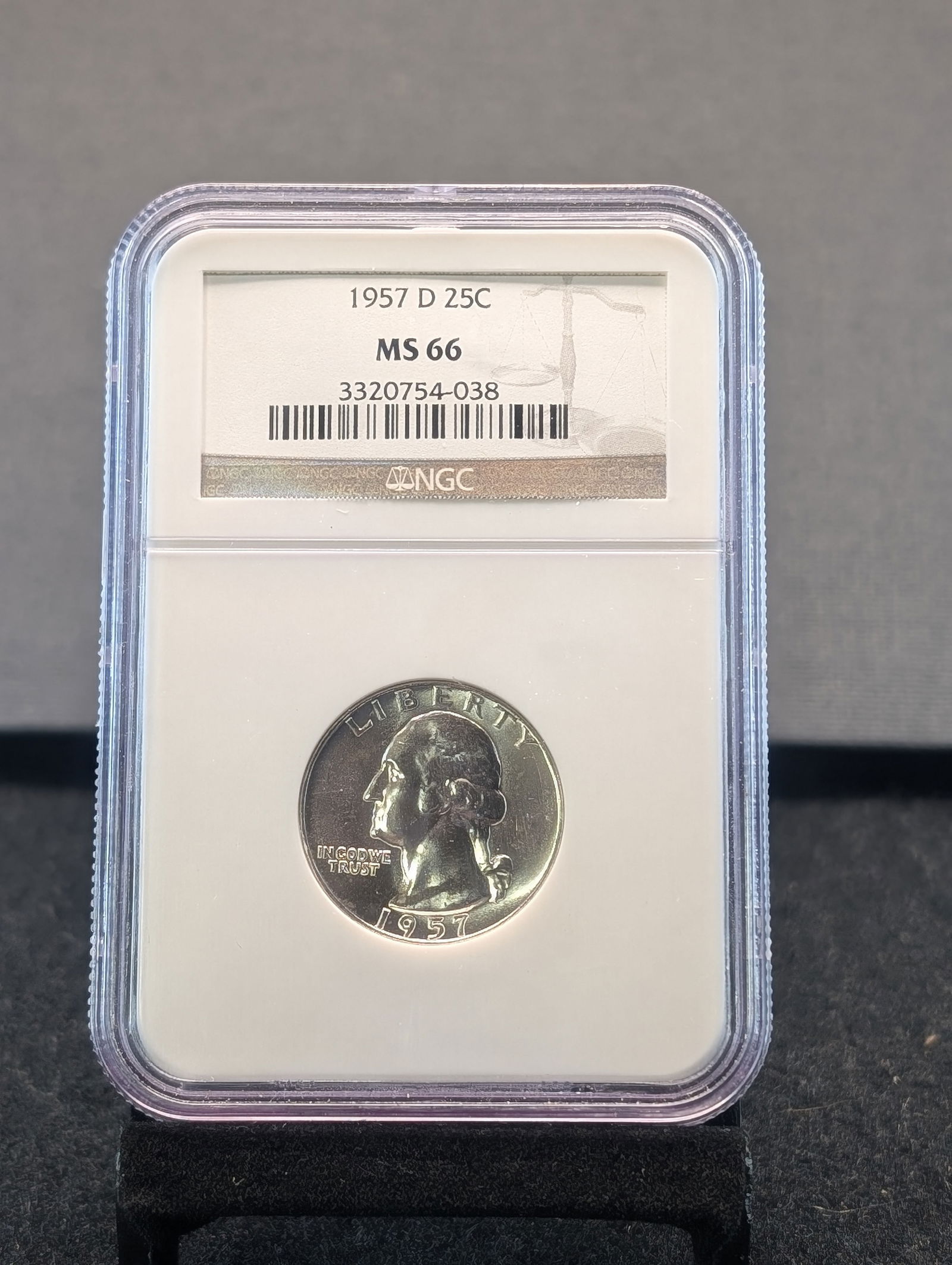 1957-D Washington Silver Quarter - NGC MS66 (1 of 3)