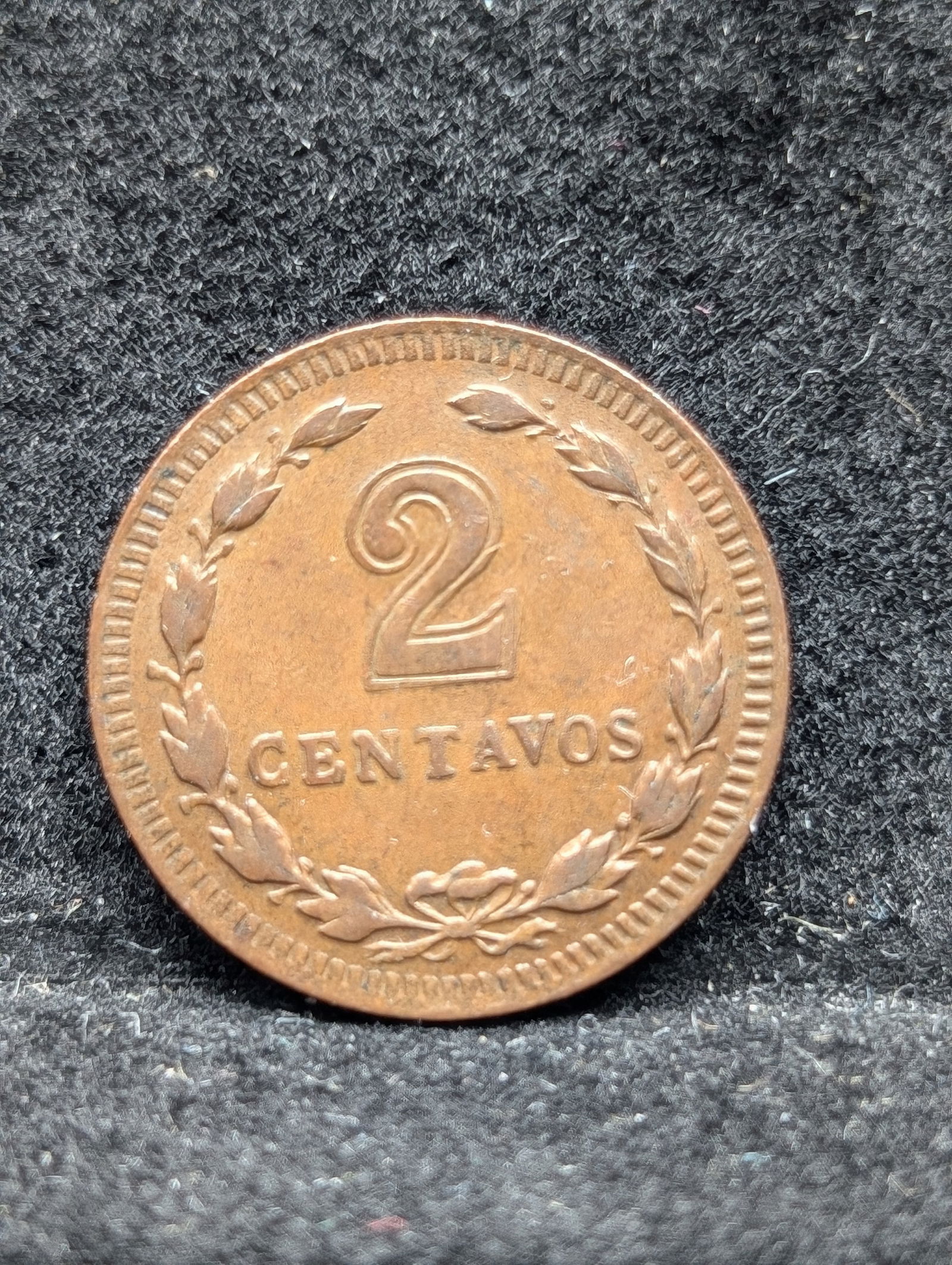 1947 Argentina 2-Centavos- Nice Brown/ Nicely Circulated (1 of 3)