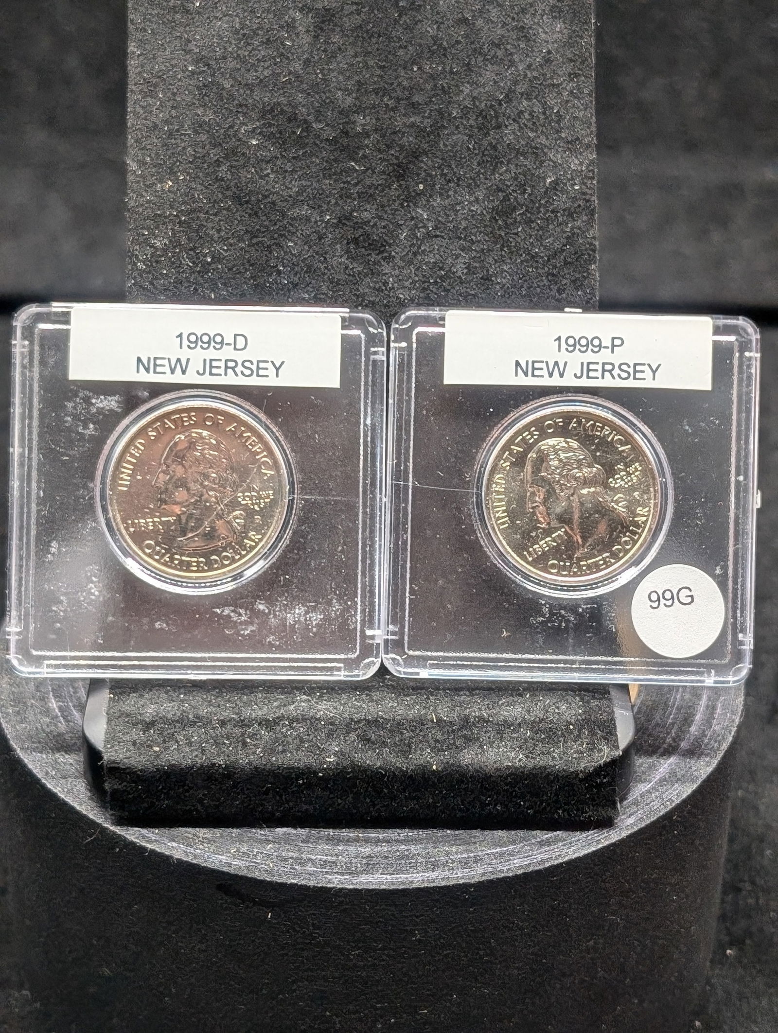 1999 P,D New Jersey GEM BU State Quarters (1 of 5)