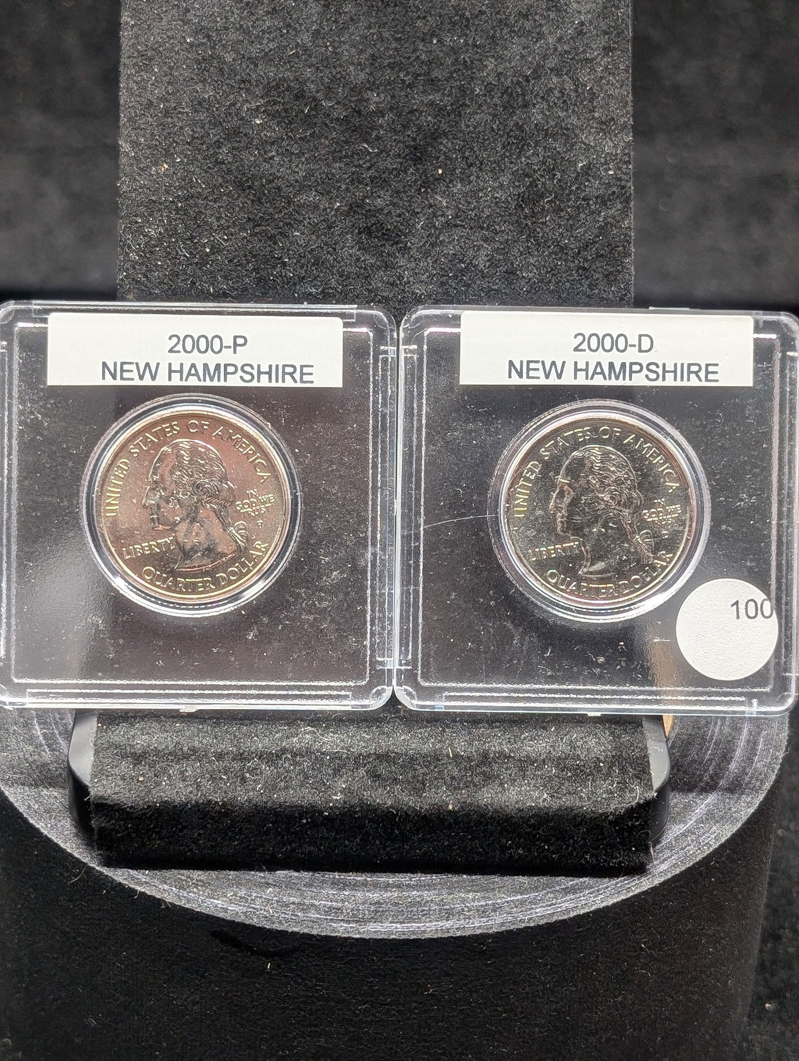 2000 P,D New Hampshire GEM BU State Quarters (1 of 5)