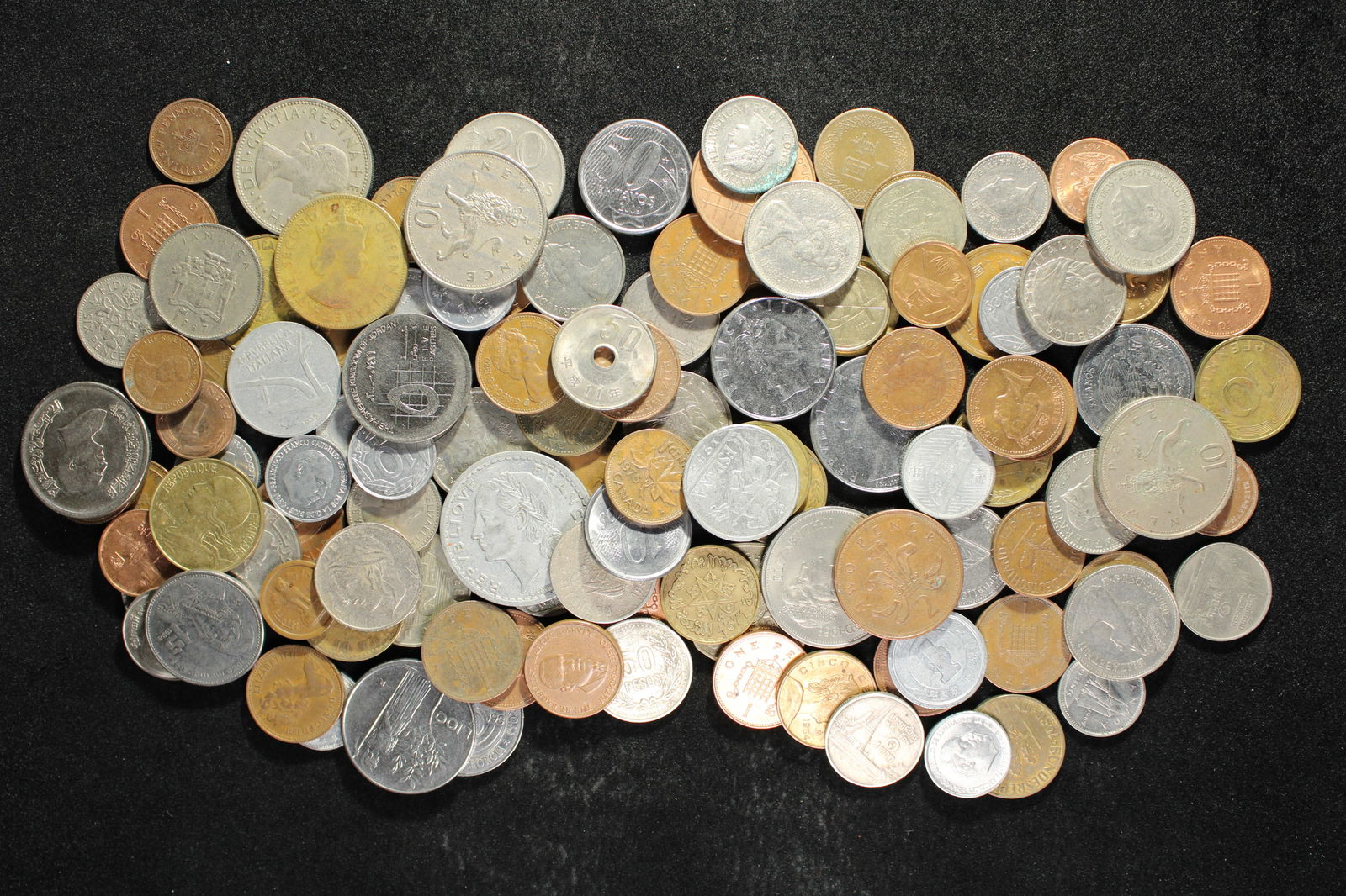 1.4 lbs. Mixed Foreign Coins (1 of 4)