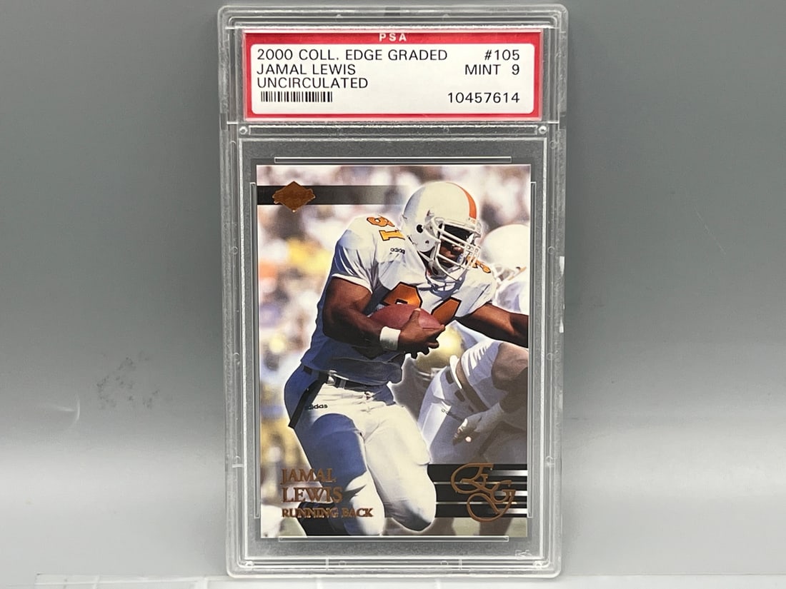 2000 Collectors Edge Graded Jamal Lewis Uncirculated RC #105 PSA Mint 9 (1 of 2)