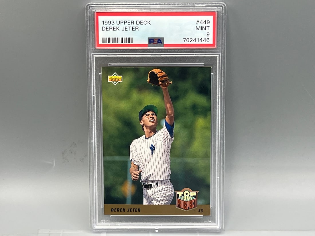 1993 Upper Deck Derek Jeter RC #449 PSA Mint 9 (1 of 2)