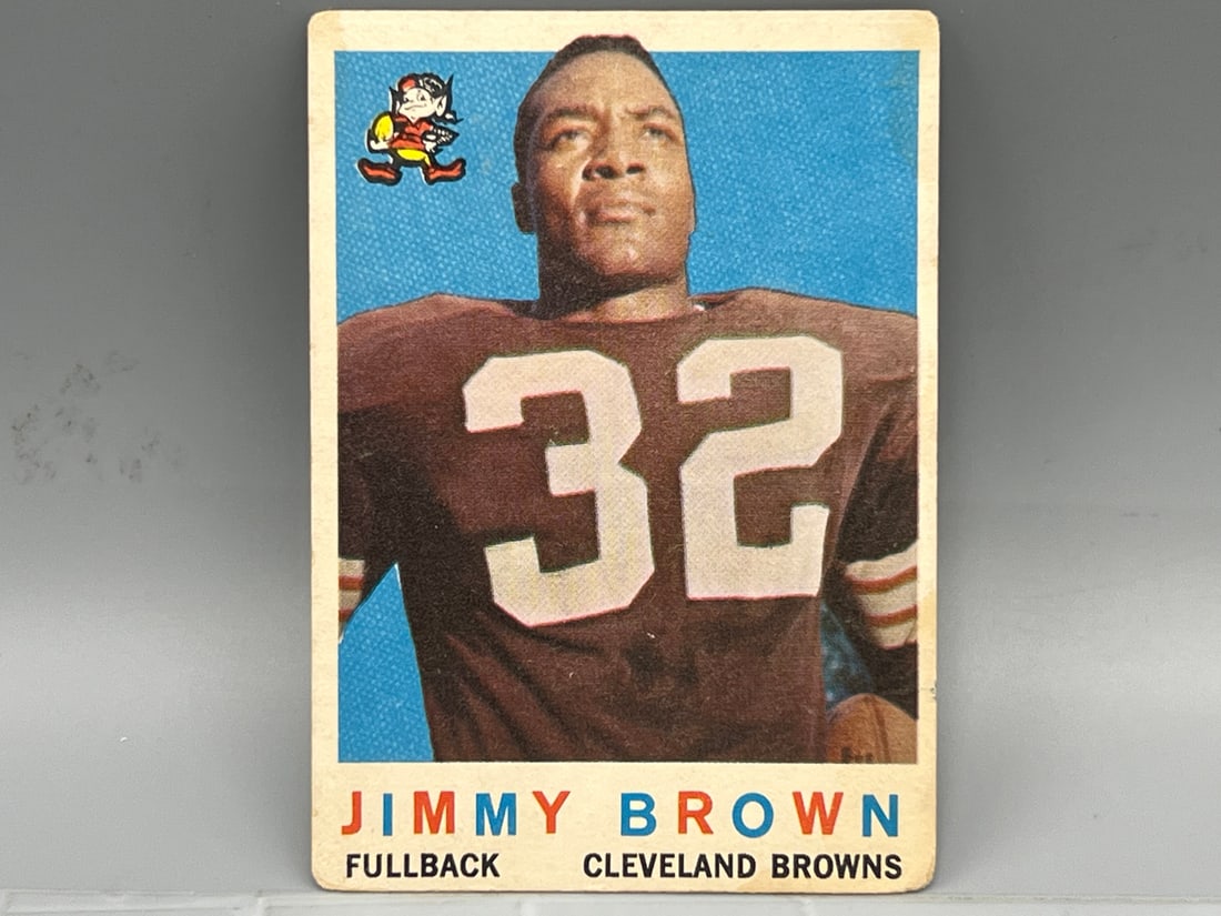 1959 Topps Jim Brown #10: 1959 Topps Jim Brown #10