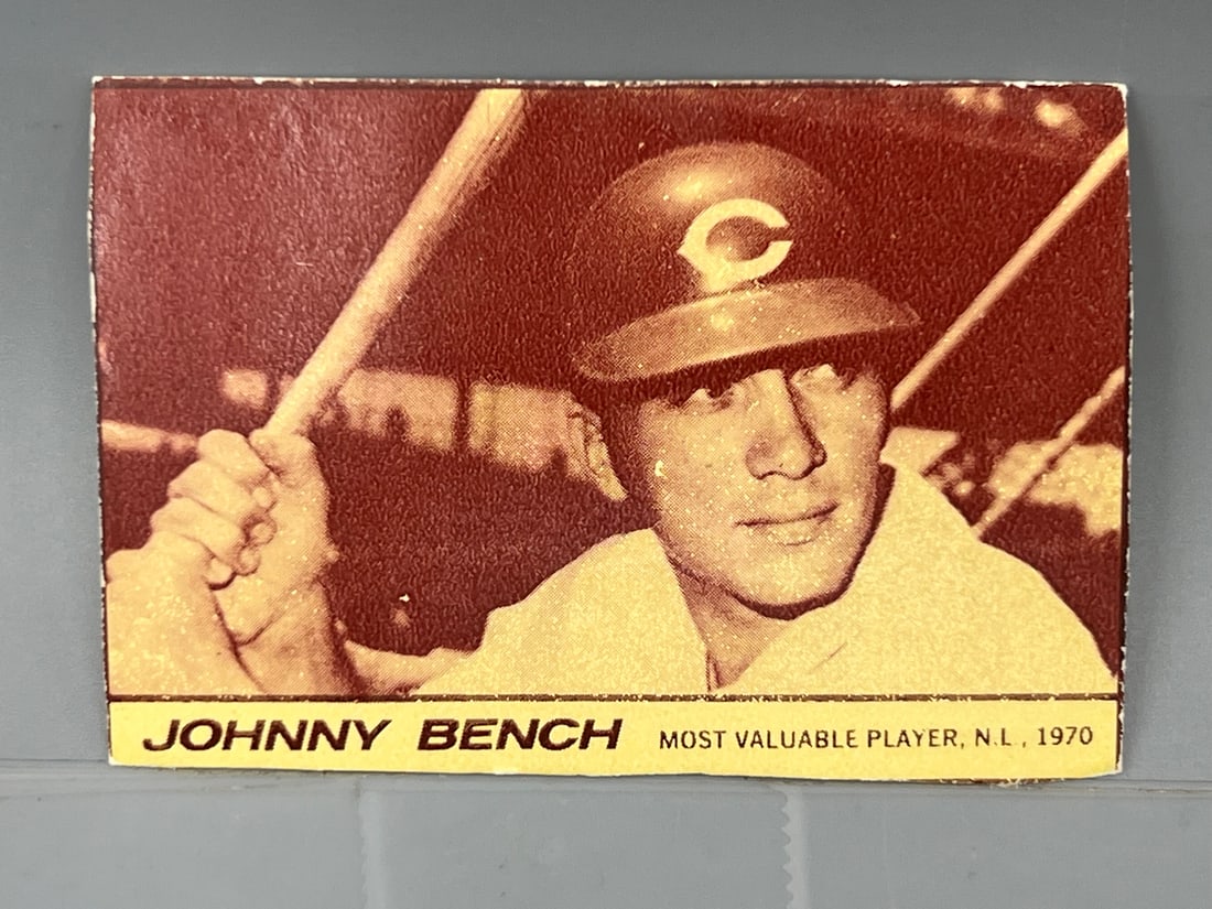 1971 Milk Duds Hand Cut Johnny Bench (1 of 2)