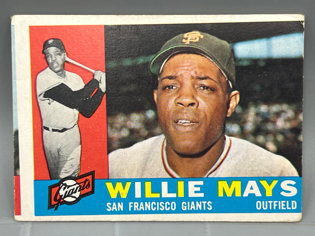 1960 Topps Willie Mays #200: 1960 Topps Willie Mays #200