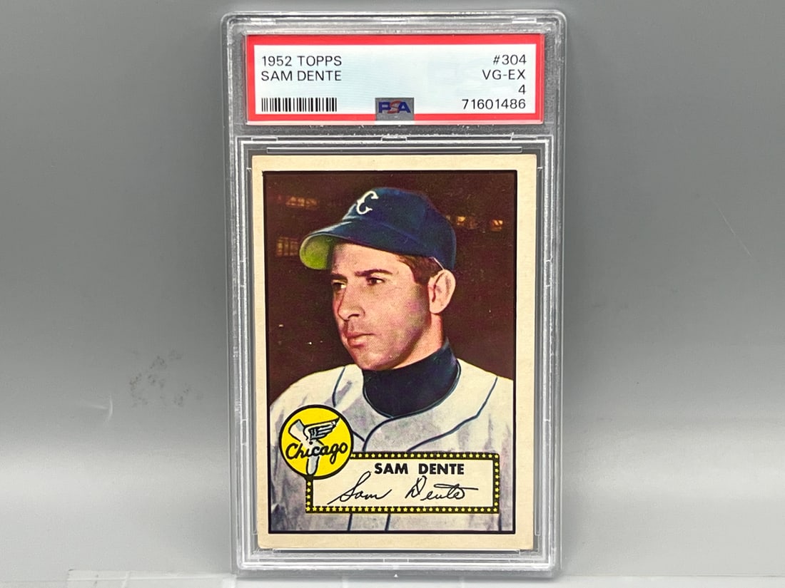 1952 Topps Sam Dente #304 PSA VG-EX 4 (1 of 2)