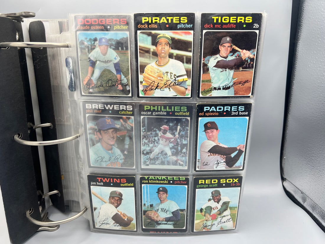 1971 Topps Baseball 244 Card Partial Set W/ Mostly Commons - Lower Grade Conditions (1 of 9)