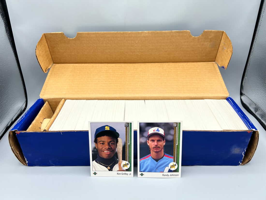 1989 Upper Deck Baseball Complete Set W/ Ken Griffey Jr. RC & Randy Johnson RC - Some cards show (1 of 4)