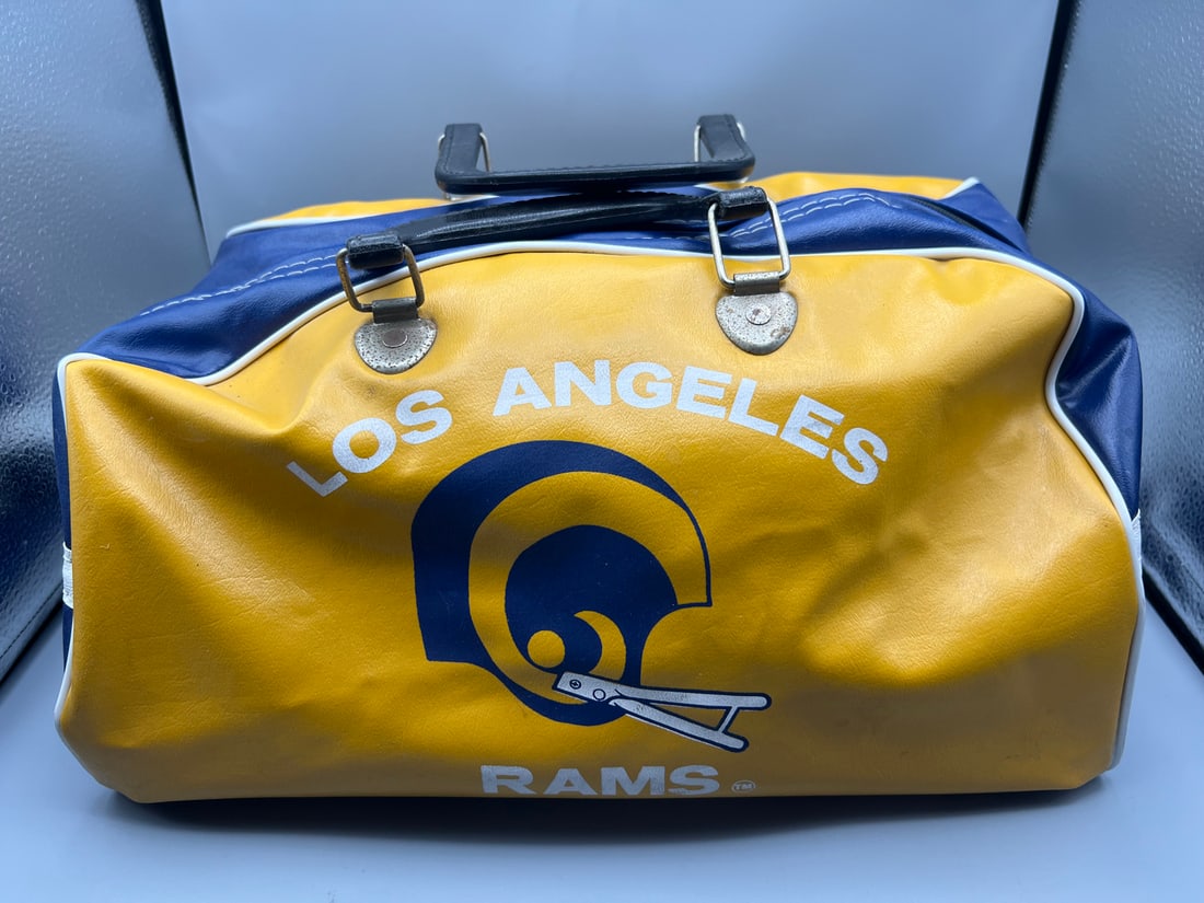 Circa 1980s Los Angeles Rams Football NFL Licensed Vintage Gym Travel Duffel Bag: Circa 1980s Los Angeles Rams Football NFL Licensed Vintage Gym Travel Duffel Bag