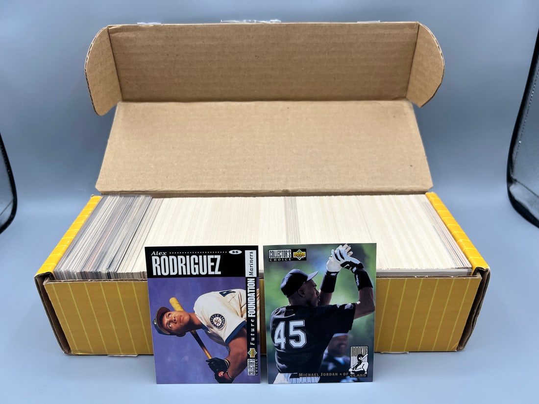 1994 Upper Deck Collector's Choice Baseball Complete Set - RCs of Alex Rodriguez, Michael Jordan (1 of 4)