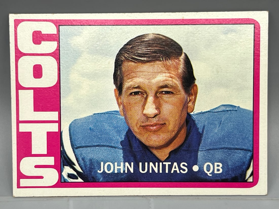 1972 Topps Johnny Unitas #165 (1 of 2)