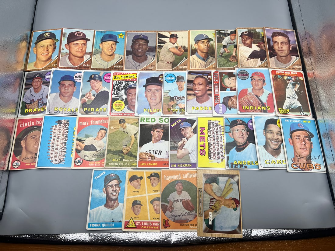 Lot of (30+) Assorted 1950s & 60s Baseball Cards - Varying Conditions (1 of 5)