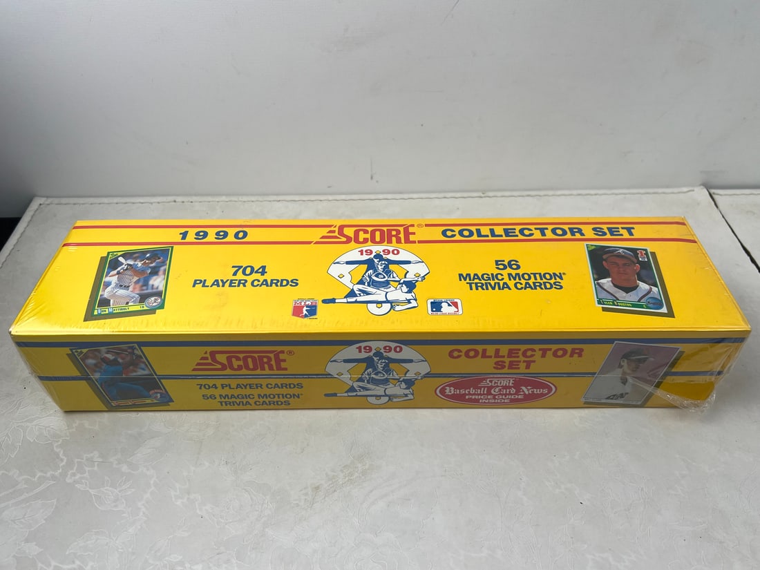 1990 Score Baseball Factory Sealed Set - Bo Jackson Shoulder Pads Card: 1990 Score Baseball Factory Sealed Set - Bo Jackson Shoulder Pads Card