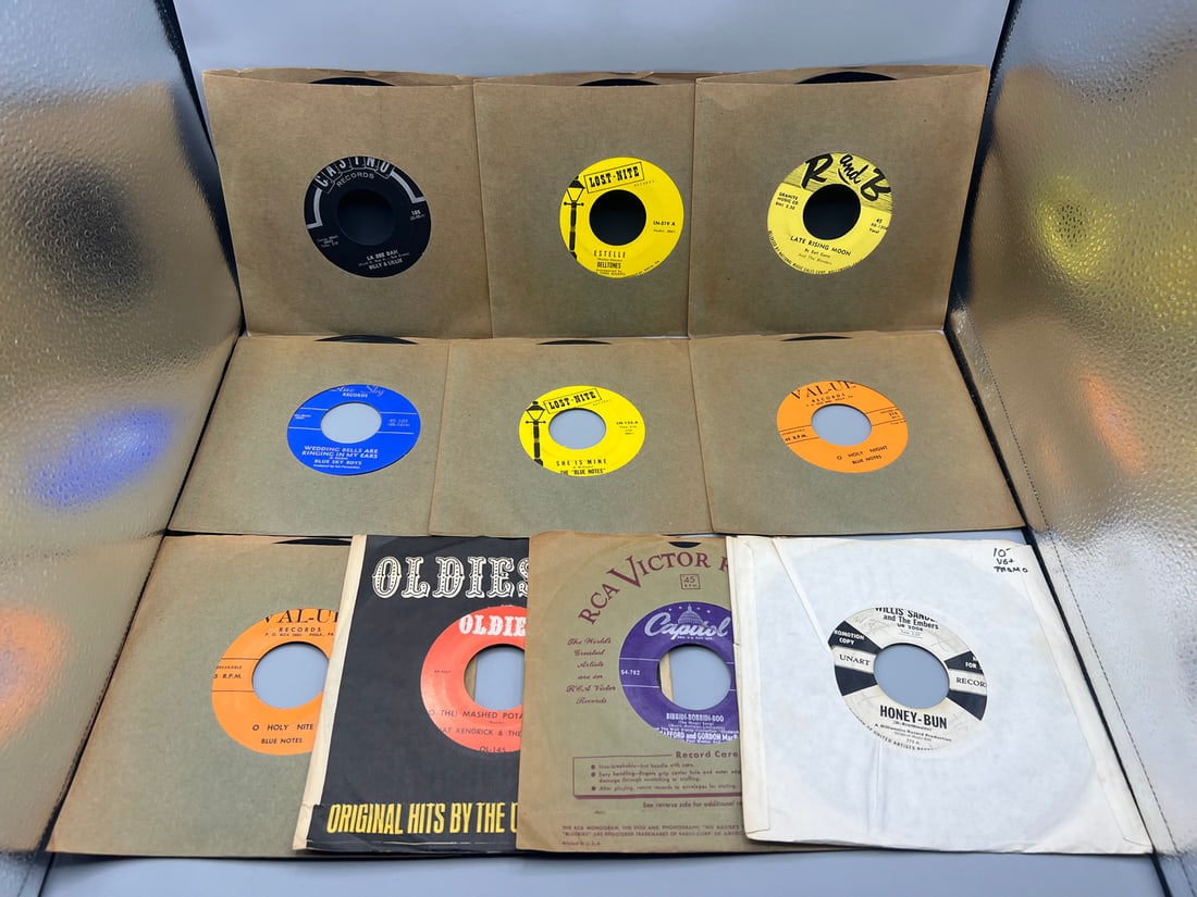 Lot of (10) Assorted 45 RPM Records - Varying Conditions (1 of 3)
