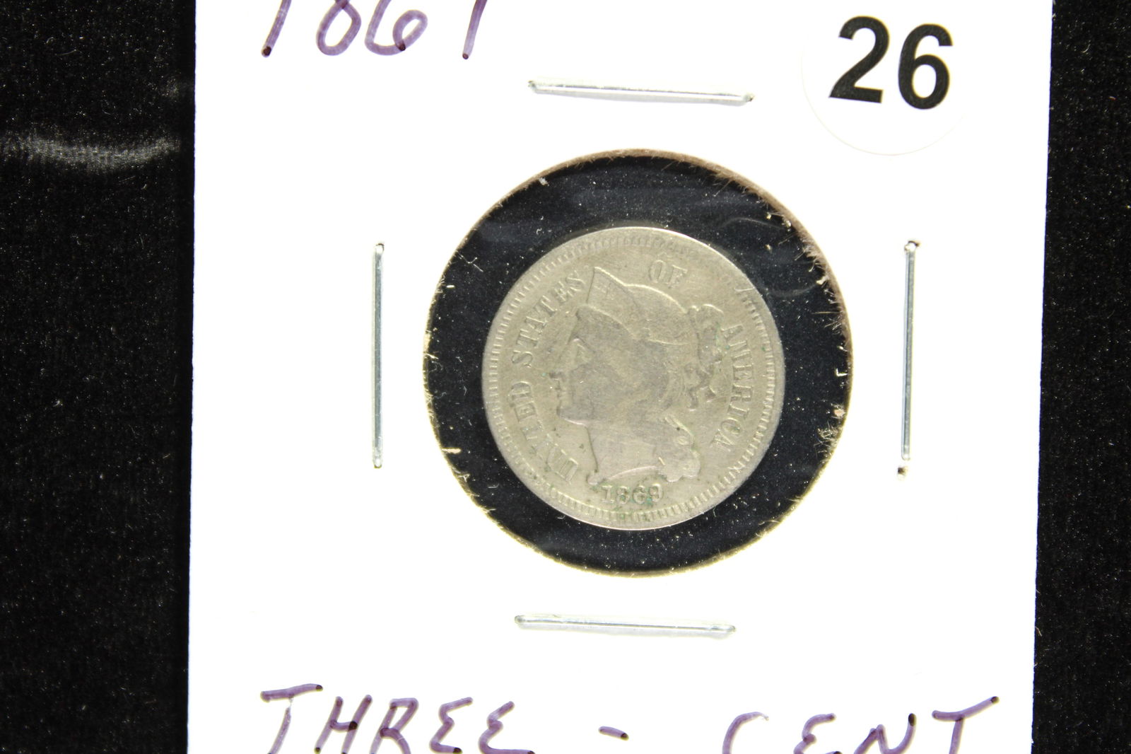 1869 3 Cent Nickel (1 of 2)