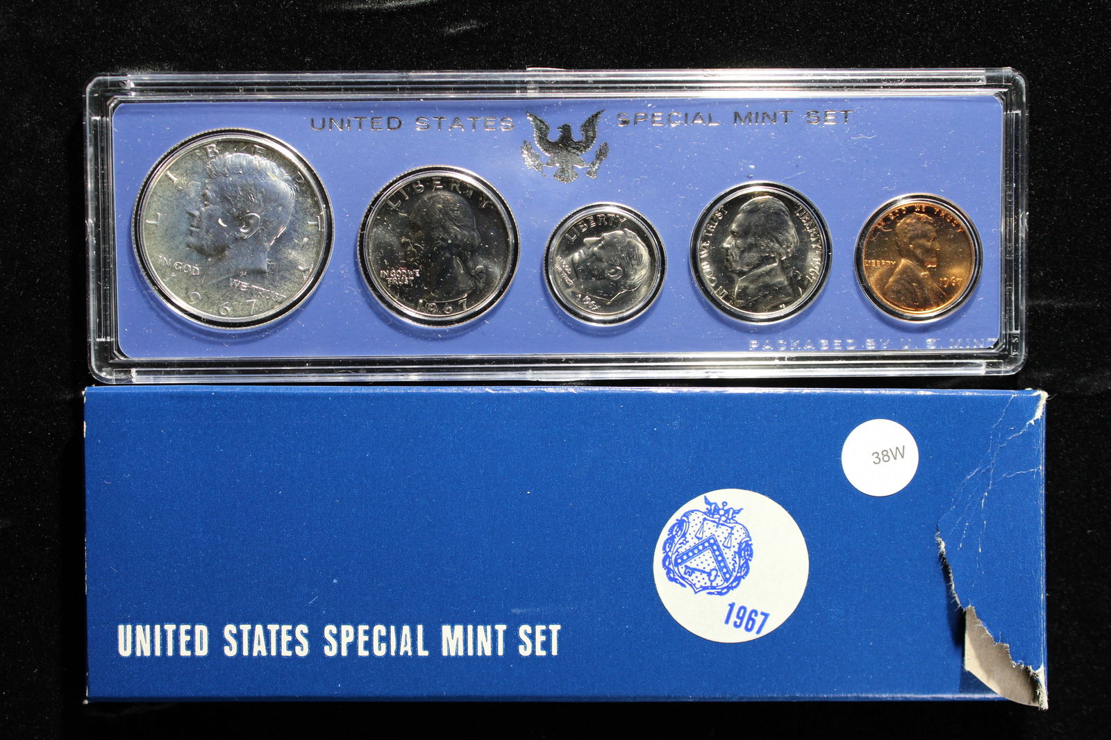 1967 Special Mint Set Includes the 40% Silver Kennedy Half Dollar (1 of 3)