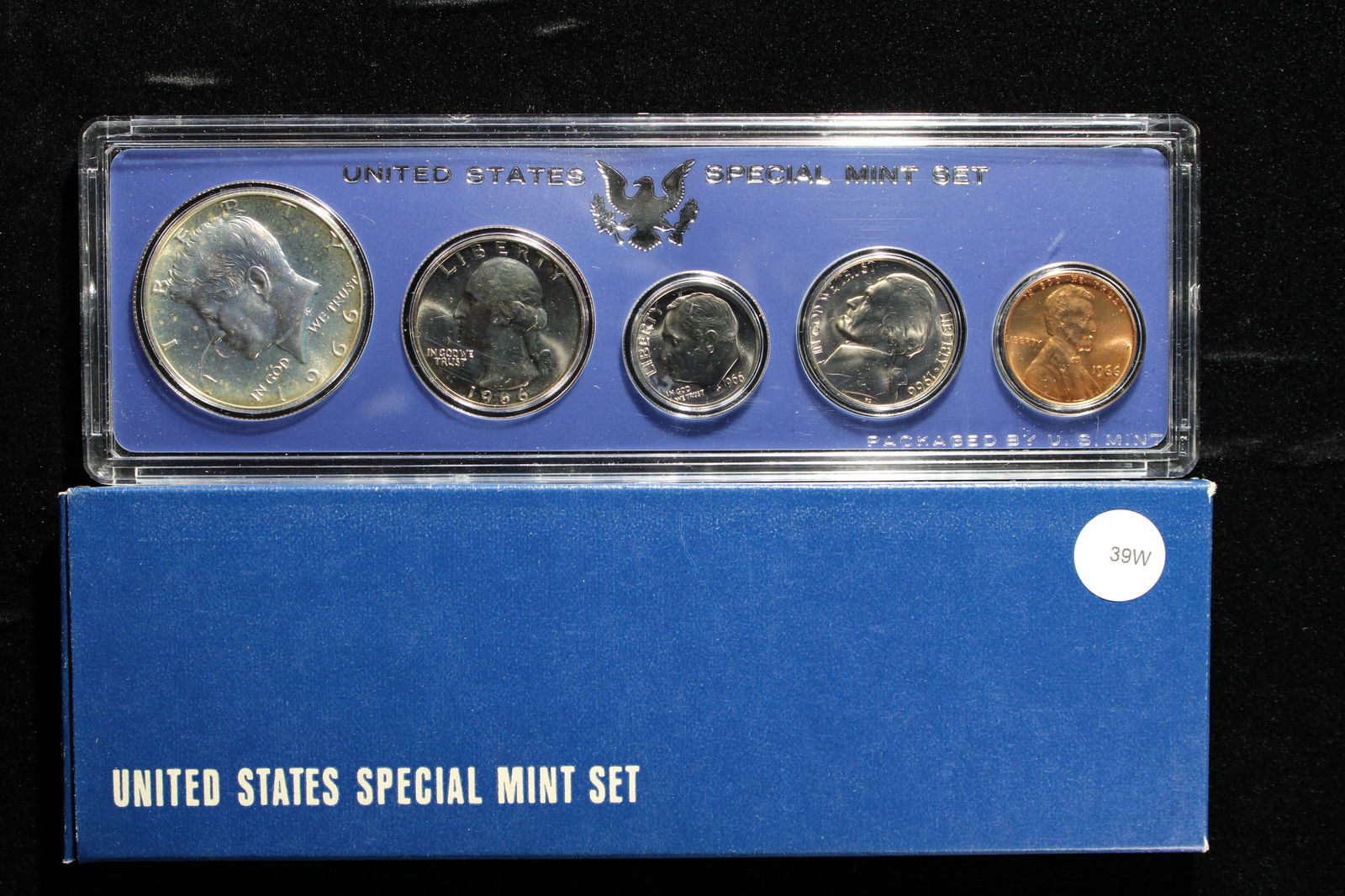 1966 Special Mint Set Includes the 40% Silver Kennedy Half Dollar (1 of 3)