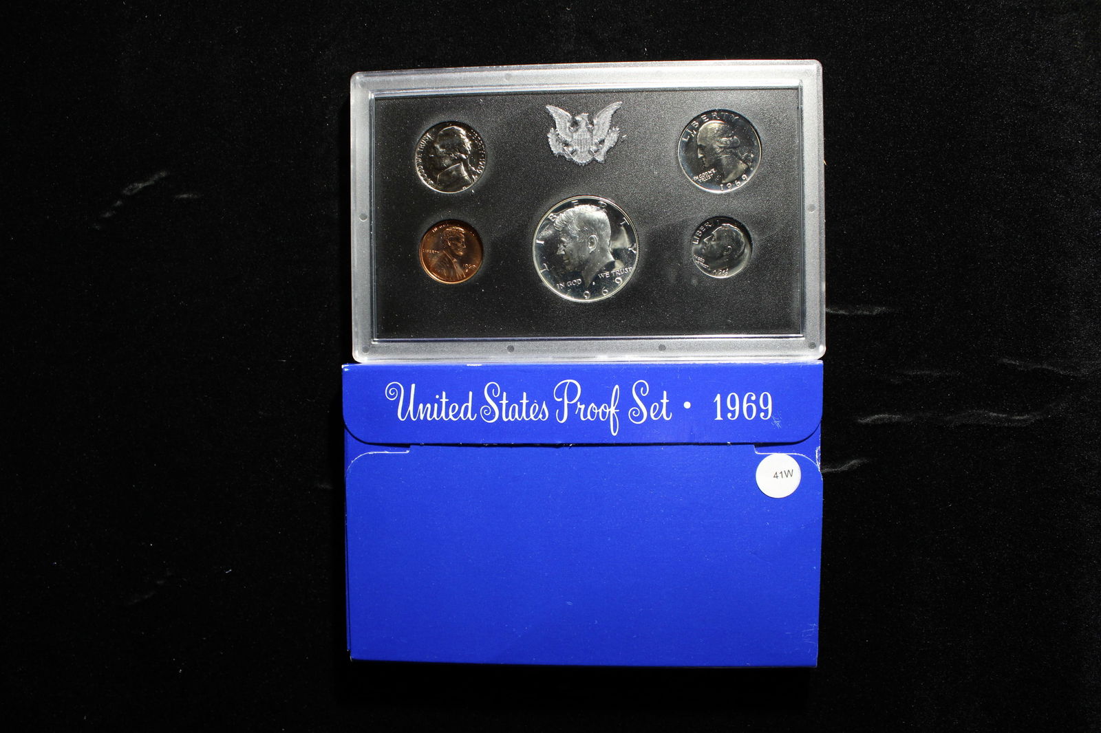 1969-S US Proof Set, Contains the 40% Silver Kennedy Half Dollar (1 of 3)