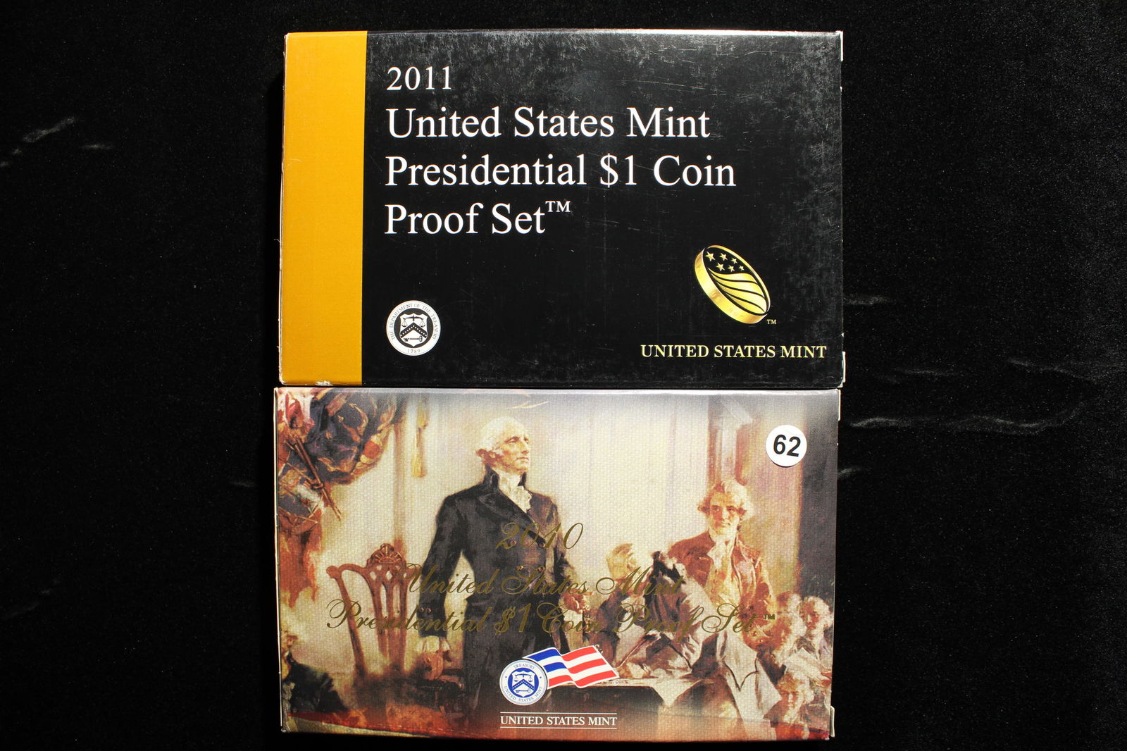 (8 Coins) 2010-S and 2011-S US Mint Presidential $1 Coin Proof Sets OGP (1 of 11)