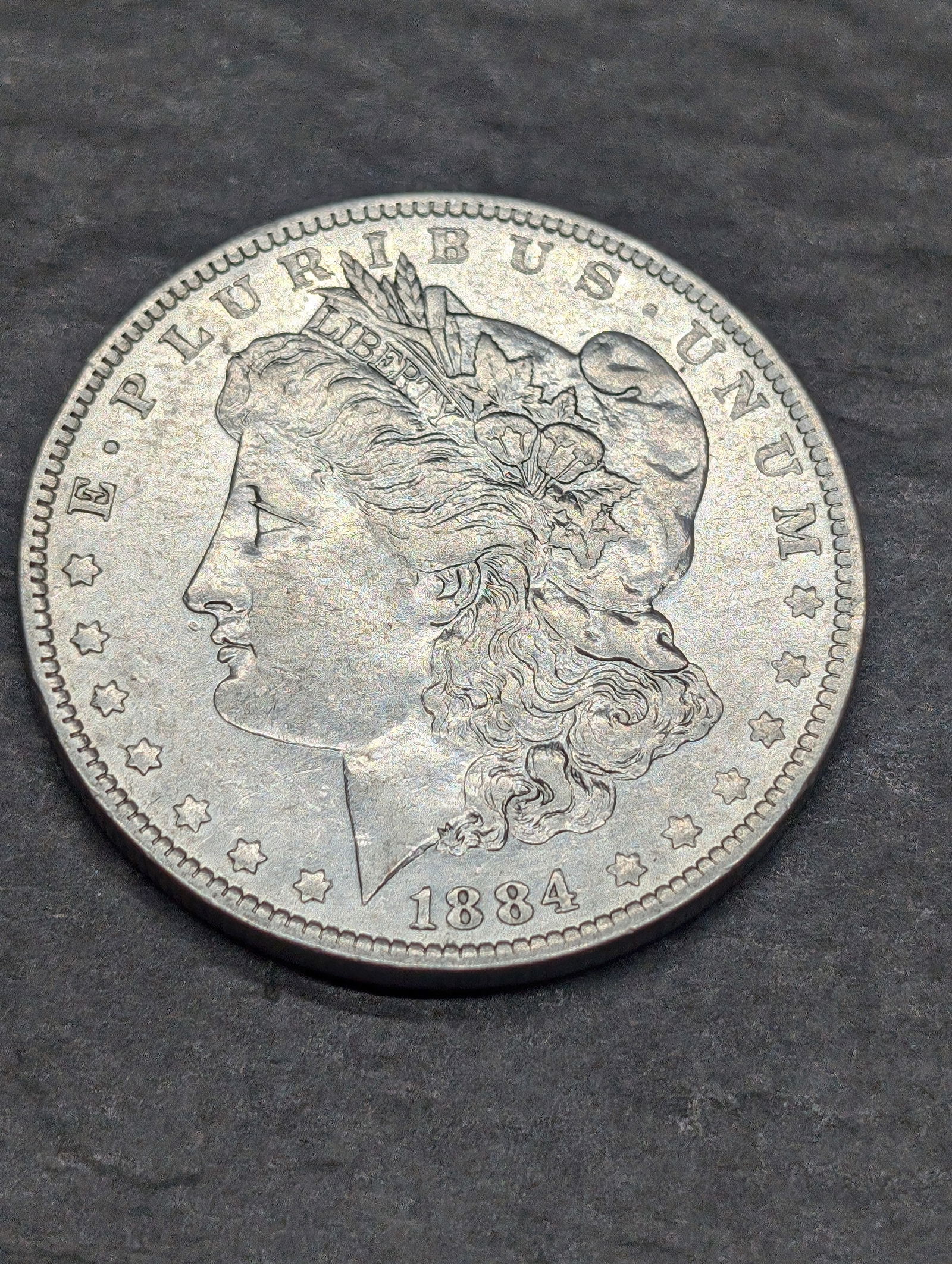 1884-O Morgan Silver Dollar. High Grade (1 of 2)