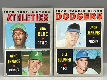 1970 Topps Vida Blue RC #21 & Bill Buckner RC #286