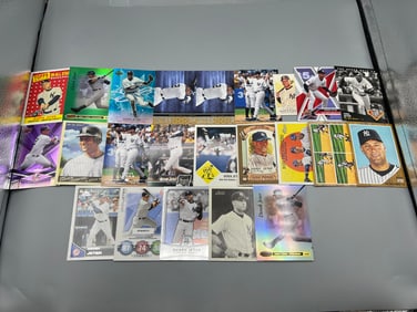 Lot of (23) Assorted Derek Jeter Baseball Cards - Base, Premium, SP and Parallel Cards