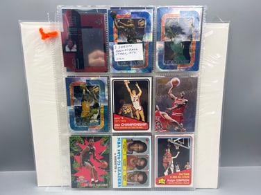 Lot of (33) Assorted Basketball Cards W/ Stars & Rookies - Varying Conditions