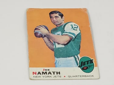 1969 Topps Football #100 Joe Namath
