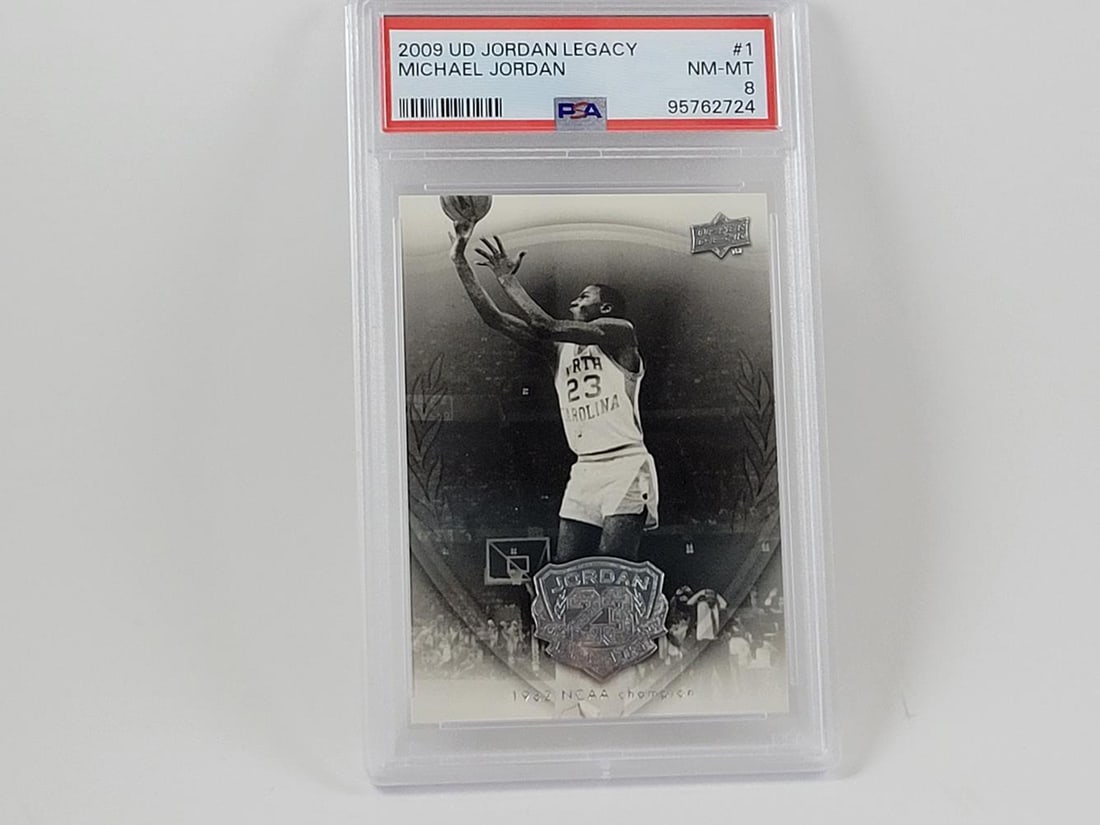 2009 UD Jordan Legacy #1 Michael Jordan PSA 8 NM-MT (1 of 2)